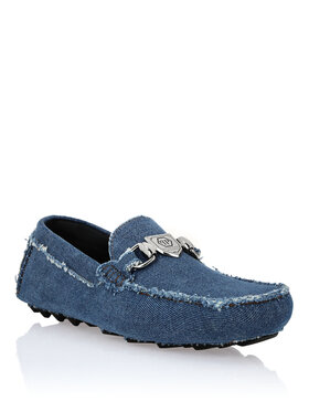 PHILIPP PLEIN PHILIPP PLEIN Mokasíny 25617 Světle modrá