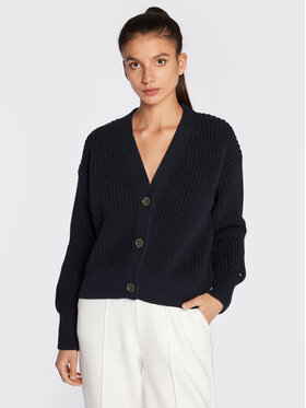 Tommy Hilfiger Tommy Hilfiger Кардиган WW0WW35878 Тъмносин Relaxed Fit