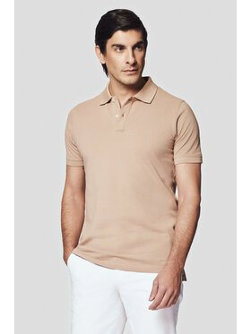 Lancerto Lancerto Polo Jakob PO073124000033 Beżowy Regular Fit
