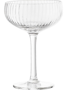 Bloomingville Bloomingville Kieliszek do szampana Astrid 250 ml Biały