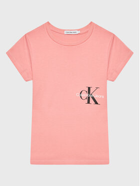 Calvin Klein Jeans Calvin Klein Jeans T-Shirt Monogram IG0IG01545 Różowy Regular Fit