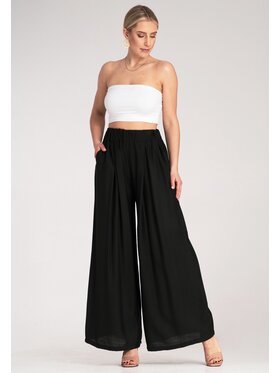 FIGL FIGL Spodnie damskie M1158 Czarny Regular Fit