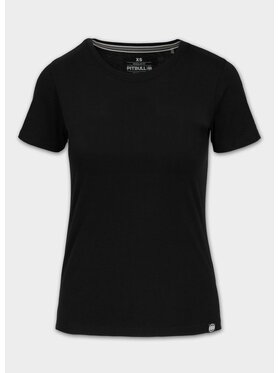 PITBULL PITBULL T-Shirt Koszulka damska NO LOGO S Czarny Regular Fit