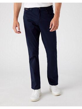 Wrangler Wrangler Spodnie materiałowe TEXAS SLIM Niebieski Slim Fit