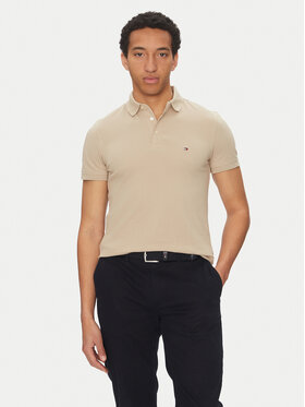 Tommy Hilfiger Tommy Hilfiger Tricou polo 1985 MW0MW17771 Kaki Slim Fit