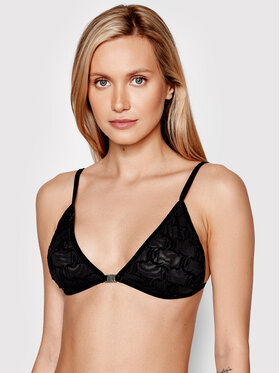 Juicy Couture Juicy Couture Σουτιέν Bralette Mesh Triangle JCLQ221005 Μαύρο