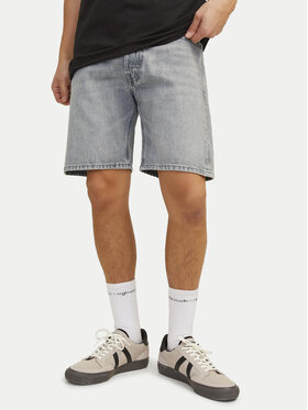 Jack&Jones Jack&Jones Džínsové šortky Chris Cooper 12252868 Sivá Relaxed Fit