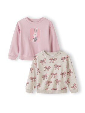 minoti minoti Bluza 30FLEECE106 Różowy Regular Fit