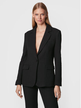 NA-KD NA-KD Švarkas Structured 1018-009514-0002-581 Juoda Oversize