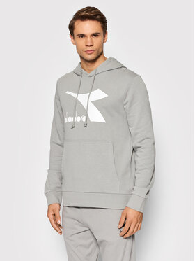 Diadora Diadora Bluza Big Logo 102.177089 Szary Regular Fit