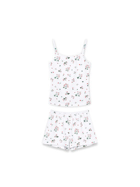White pocket White pocket Piżama na ramiączkach Biały Regular Fit