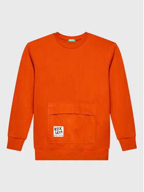 United Colors Of Benetton United Colors Of Benetton Felpa 3J74C106M Rosso Regular Fit