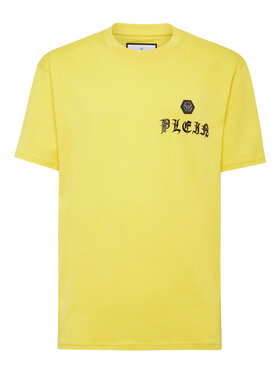 PHILIPP PLEIN PHILIPP PLEIN T-Shirt 1491 Żółty Regular Fit