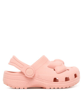 Crocs Crocs Ciabatte Toddler Classic Velvet Bow Clog 211887 Rosa