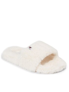 Tommy Hilfiger Tommy Hilfiger Copati Fur Home Slipper Slide FW0FW07663 Bela
