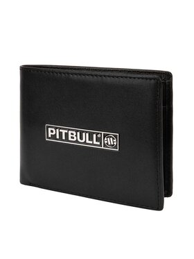 PITBULL PITBULL Portfel Portfel skórzany Brant Hilltop uniwersalny Czarny