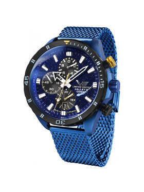 Vostok Europe Vostok Europe Zegarek 6S10-320E694B Niebieski