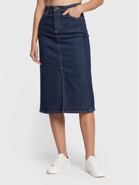Lee Lee Spódnica jeansowa That's Right L38WBEKK 112322433 Niebieski Regular Fit