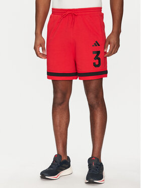 adidas adidas Спортни шорти Seasonal Essentials Sport JD8089 Червен Regular Fit