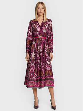 Maryley Kokteilinė suknelė 22IB301/16VI Violetinė Regular Fit