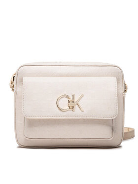 Calvin Klein Calvin Klein Дамска чанта Re-Lock Camera Bag W/Flap Jcq K60K609685 Бежов