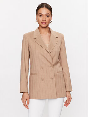 DKNY DKNY Sakoi P3BCUO60 Bež Regular Fit
