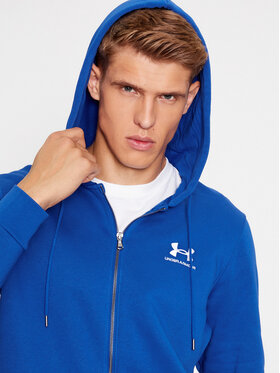 Under Armour Majica Dugih Rukava Ua Essential Fleece Fz Hood 1373881 Plava Loose Fit