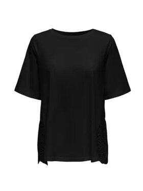 ONLY ONLY T-shirt Onlpilla life ss emb Nero Regular Fit