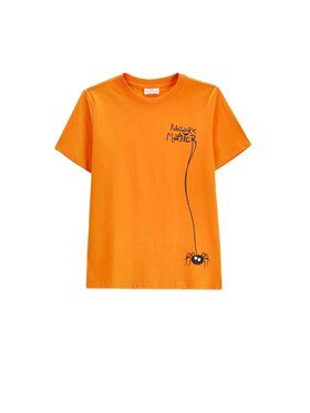 Coccodrillo Coccodrillo T-Shirt ZC6143203VUA-006 Pomarańczowy Regular Fit