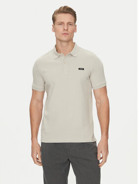 Calvin Klein Calvin Klein Поло K10K111196 Сірий Slim Fit