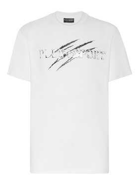 Plein Sport Plein Sport T-Shirt 5641 Biały Regular Fit