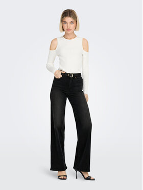 ONLY Jeans Hlače 15299796 Črna Wide Leg