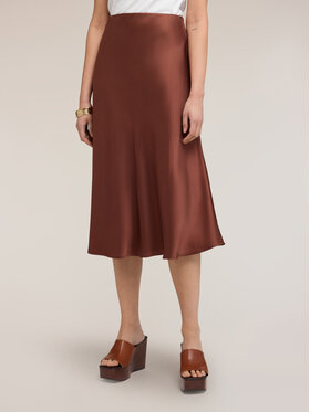 Motivi Motivi Gonna midi 1060Q001237N022 Marrone A-Line Fit