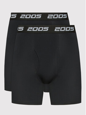 2005 2005 Σετ μποξεράκια 2 τμχ. Boxers Μαύρο