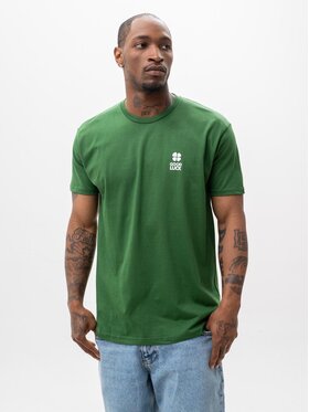 Good Luck Good Luck T-Shirt Koszulka Z Krótkim Rękawem Zielona Męska GOOD LUCK Koniczyna XL Zielony Regular Fit