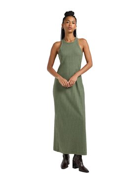 Lee Lee Sukienka dzianinowa 112363489 Zielony Slim Fit