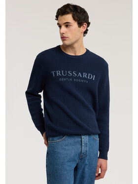 Trussardi Trussardi Sweter M0478000052N034 Niebieski jasny Regular Fit