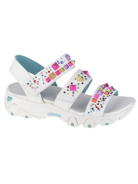 Skechers Skechers Sandały Skechers D'Lites 2.0-Studded Wayz Biały