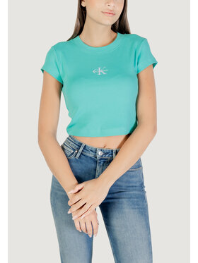 Calvin Klein Jeans Calvin Klein Jeans T-shirt MONOGRAM BABY TEE Turchese Casual Fit