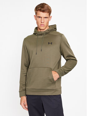 Under Armour Under Armour Суитшърт Ua Armour Fleece Hoodie 1373353 Каки Loose Fit