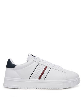 Tommy Hilfiger Tommy Hilfiger Αθλητικά Modern Cupsole Stripes Lth FM0FM05406 Λευκό