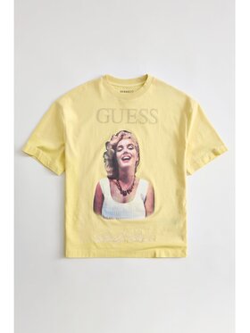 Guess Guess T-Shirt 182691 Žlutá Classic Fit