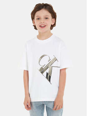 Calvin Klein Jeans Calvin Klein Jeans T-Shirt Hyper Real IB0IB01884 Biały Regular Fit