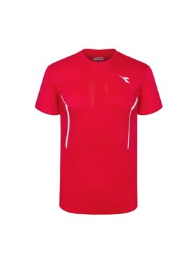 Diadora Diadora T-Shirt T-SHIRT S/S Czerwony Basic Fit