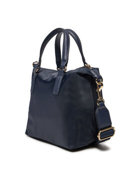 Tommy Hilfiger Torbica Poppy Th Small Tote AW0AW15640 Tamnoplava