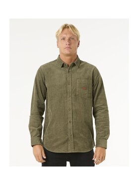 Rip Curl Rip Curl Koszula Classic Surf Cord L/S Shirt Zielony Standard Fit