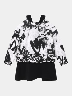 DKNY DKNY Φόρεμα υφασμάτινο D32888 D Μαύρο Regular Fit