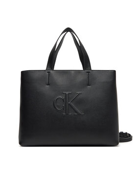 Calvin Klein Jeans Calvin Klein Jeans Soma Sculpted Mini Ew Tote LV04K3111G Melns