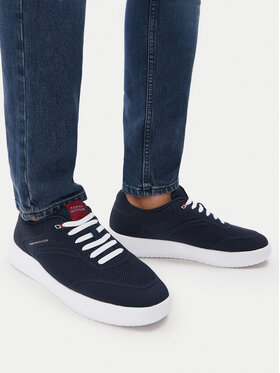 Tommy Hilfiger Tommy Hilfiger Laisvalaikio batai Th Modern Lightcup Knit FM0FM05886 Tamsiai mėlyna