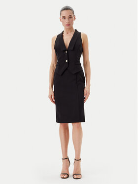 Rinascimento Rinascimento Kokteilinė suknelė CFC0019846002 Juoda Regular Fit